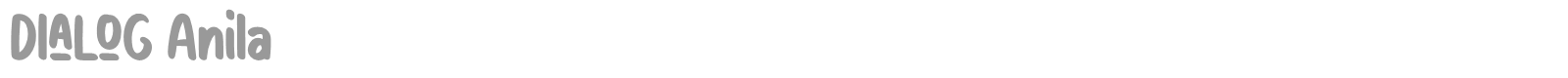 Dialog Anila font preview